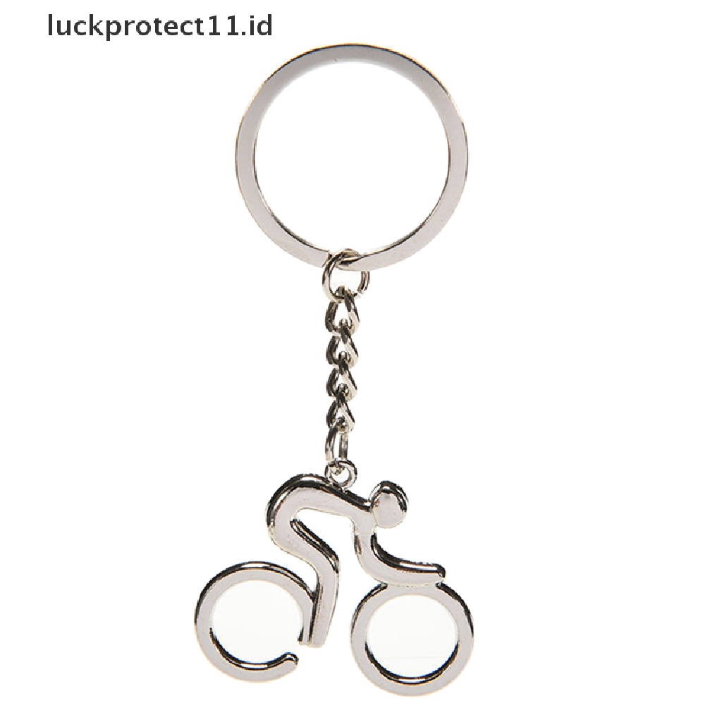 /Fashion Hot// Fashion// Unisex Baru Olahraga Naik Bersepeda Sepeda Sepeda Liontin Keyring Alloy Keychain.