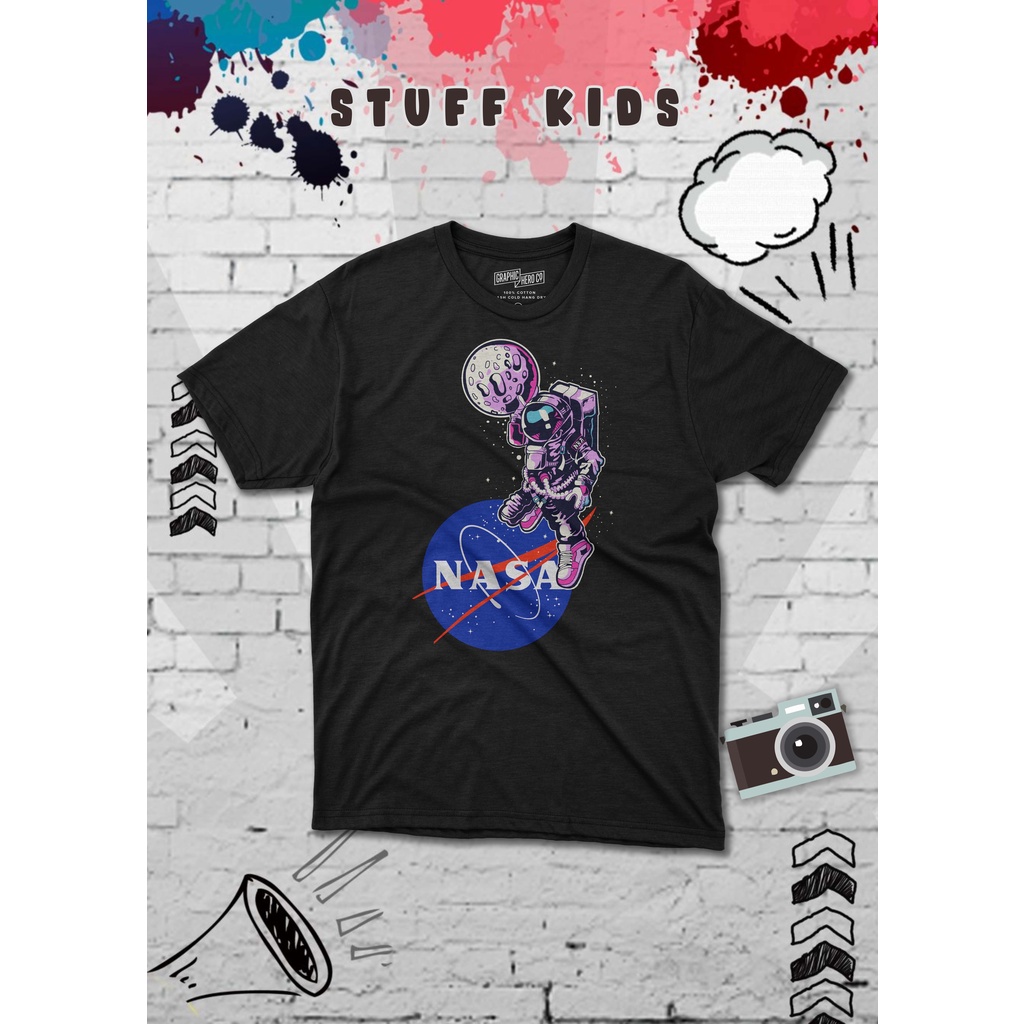 kaos anak BTS stuff kids Kaos Anak Distro Umur 3-12 Tahun Cotton 24s