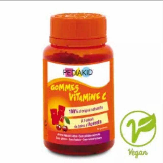 pediakid gummies multivitamin vitamin C omega 3 vegan sambucol 60