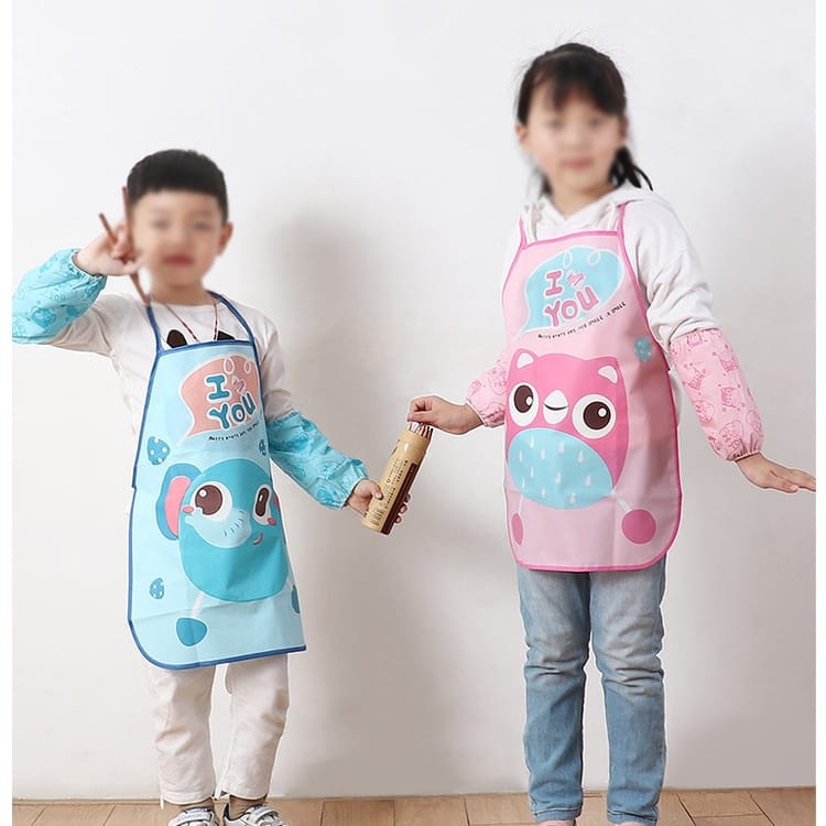 Apron Anak, Celemek Masak Anak, Celemek Lucu Anak