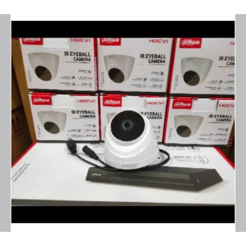Paket CCTV DAHUA 4 Channel Kamera Full HD 2MP Komplit Lengkap
