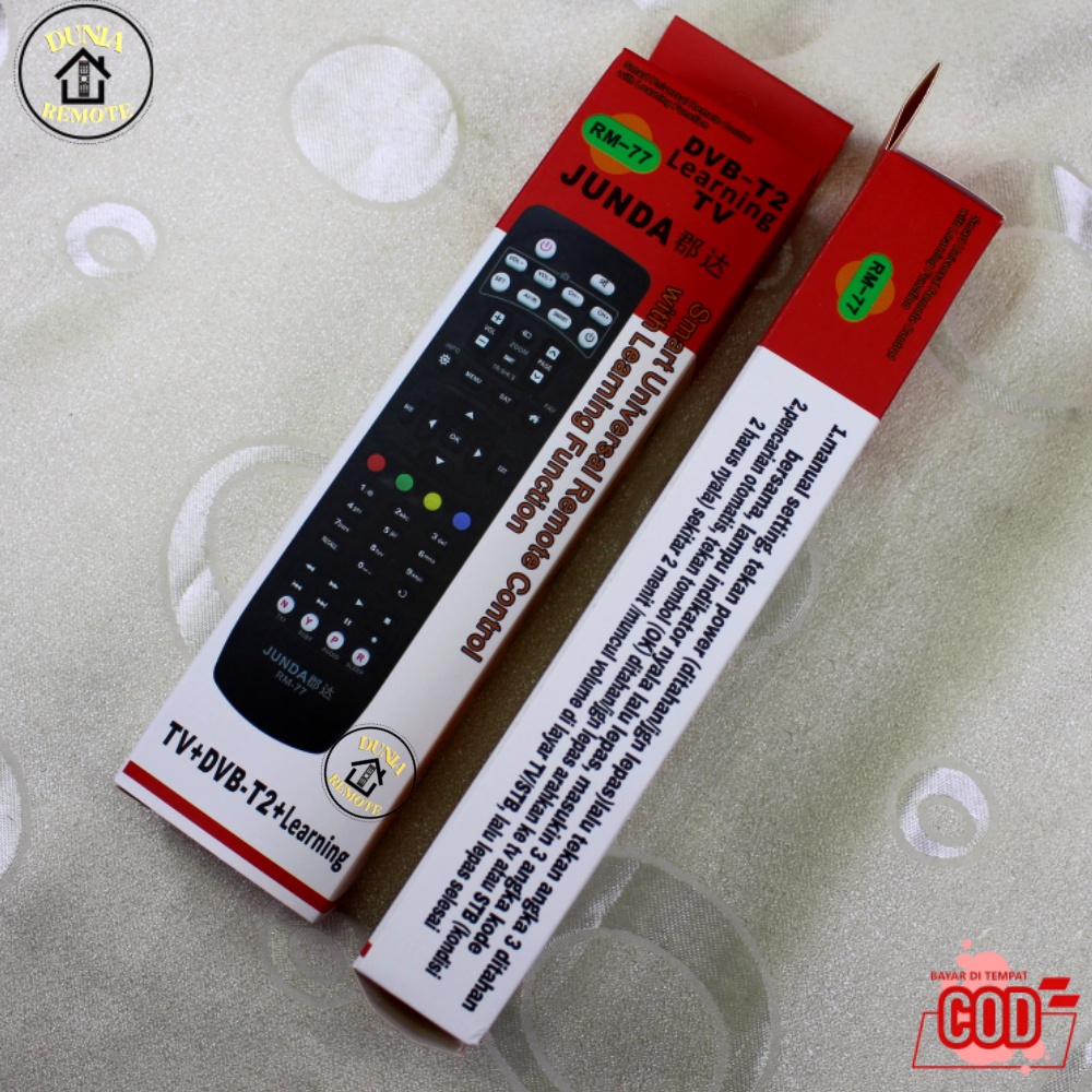 Remot Remote Multi Universal TV DVB T2 +Learning Function RM-77 PDV 50