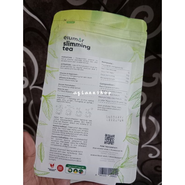 

ELUMOR GREEN TEA / SLIMMING TEA KEMASAN BARU/PROMO