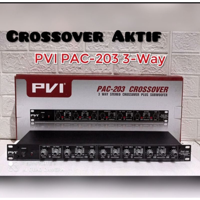 Crossover Aktif PVI PAC 203 3 way