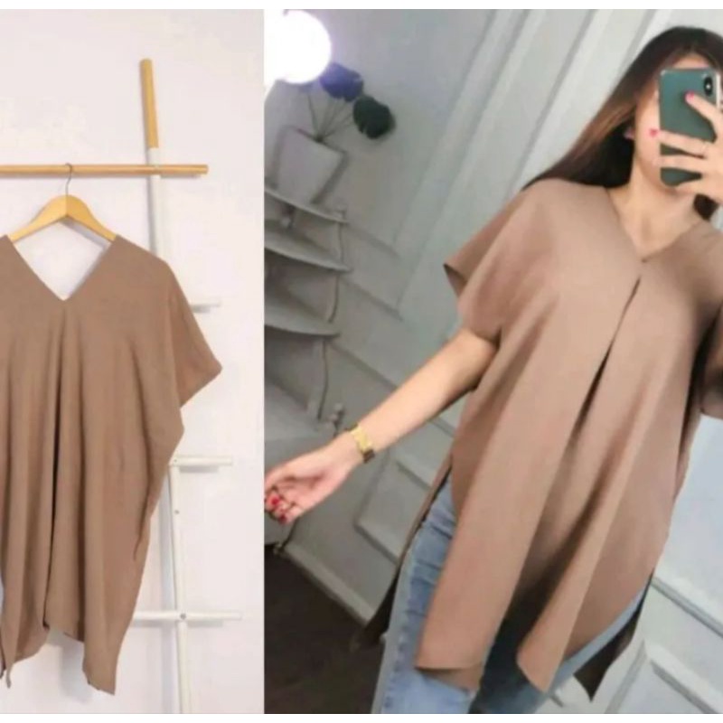 Blouse Nagita Crinkle airflow/Blouse Crincle