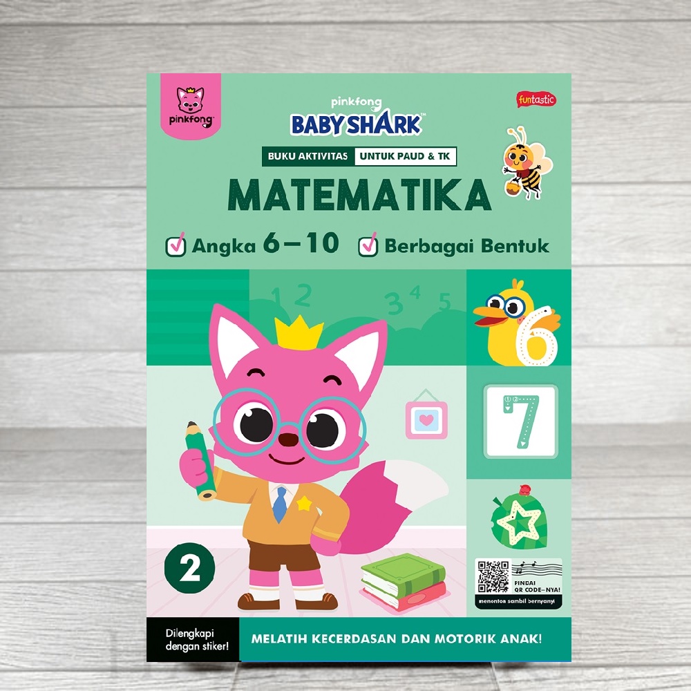 Pinkfong Baby Shark - Pinkfong Baby Shark - Buku Aktivitas Matematika 2