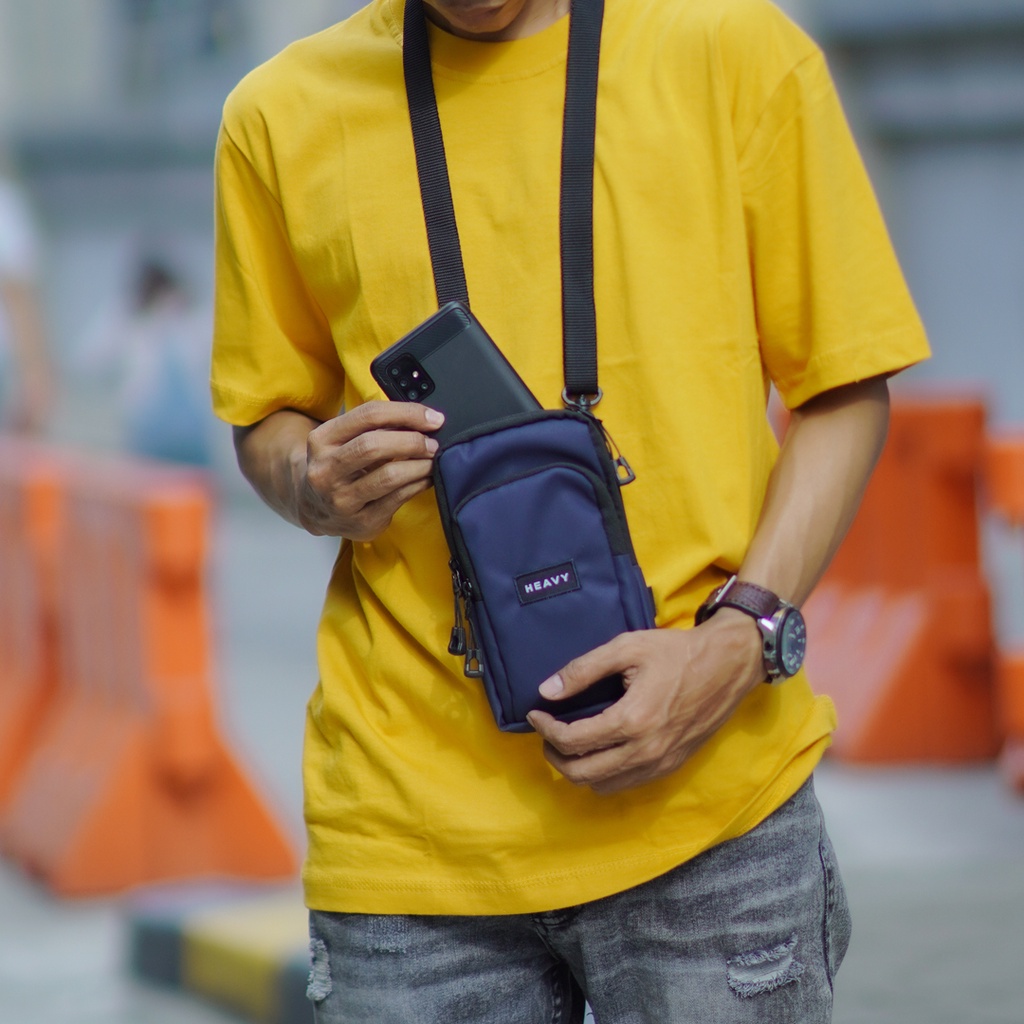 Tas Selempang Hp Pouch Handphone Heavy Premium Bag