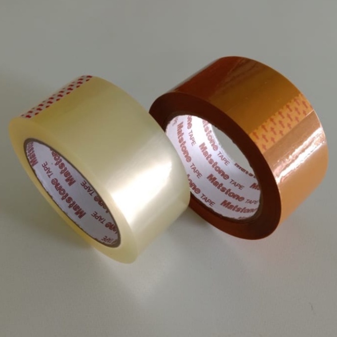 

Lakban Bening/Coklat Merk Matstone 45 mm x 100 yard Murah dan Berkualitas
