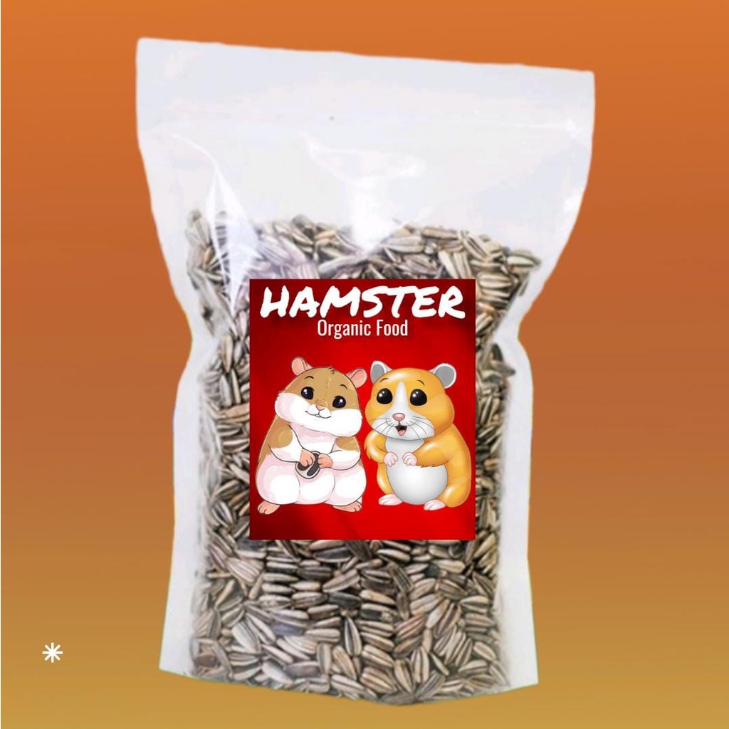 KWACI POUCH - Makanan Hamster Camilan Hamster Kwaci Kuaci Hitam Biji Bunga Matahari