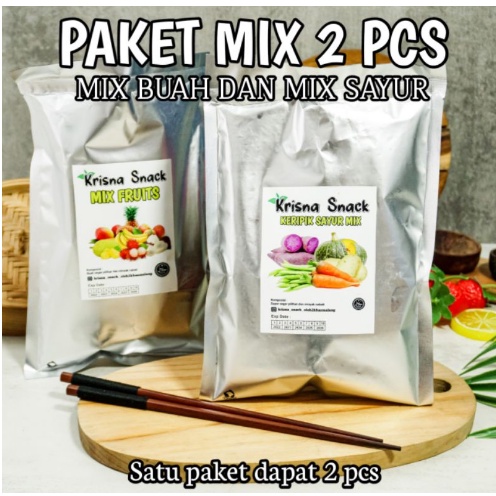 

TERMURAH DISINI PAKET MIX KERIPIK 2 PCS (MIX BUAH DAN MIX SAYUR FOIL) | KERIPIK NANGKA, KERIPIK APEL, KERIPIK NANAS MADU, KERIPIK SALAK, KERIPIK PISANG, KERIPIK WORTEL, KERIPIK BUNCIS, KERIPIK LABU MADU, HONEY POTATOES, PURPLE POTATOES, KENTANG, EDAMAME