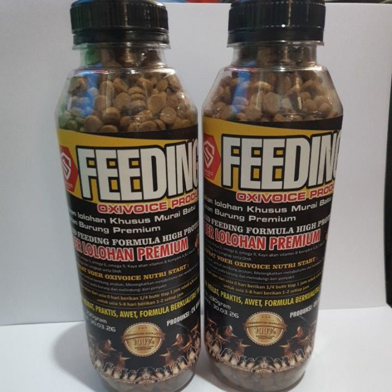 oxivoice feeding voer lolohan premium pakan lolohan murai batu