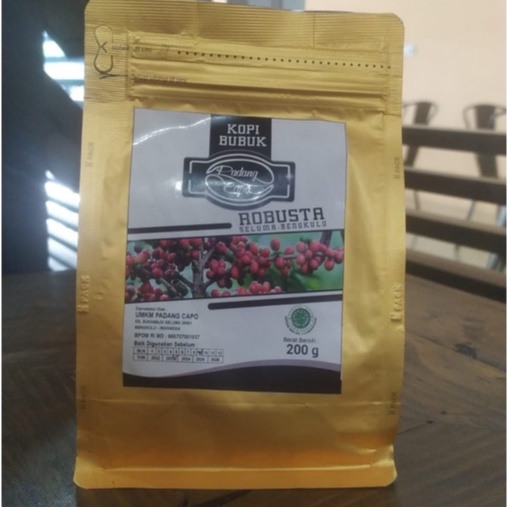 

Kopi Bubuk Padang Capo (Robusta Premium 200 Gram)