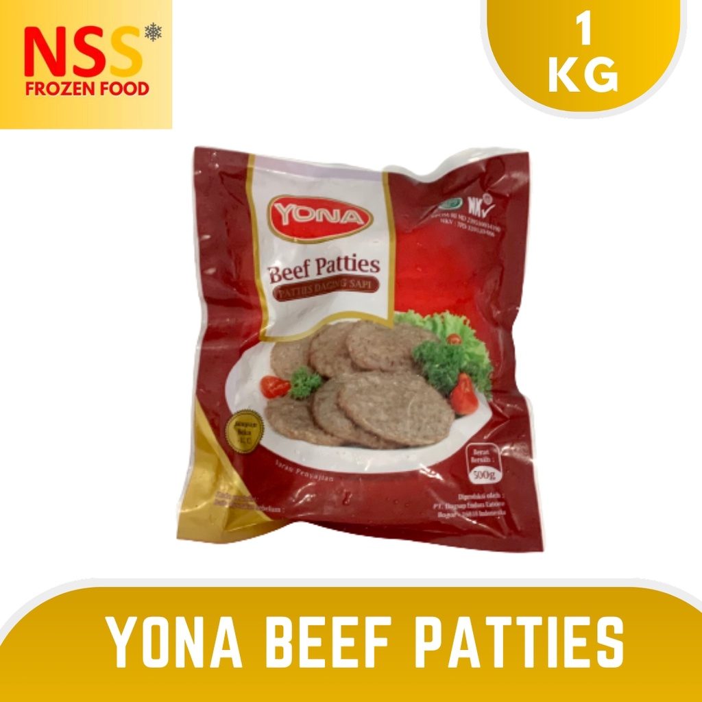 

YONA BEEF PATTIES 1 KG