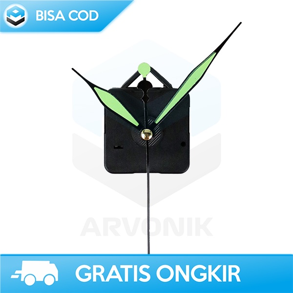 MESIN JAM DINDING MESIN SWEEP SILENT MOVEMENT JARUM JAM QUARTZ 1xAA