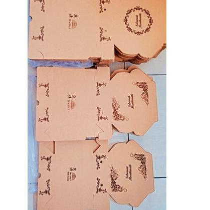 

[S-8Y ✔] Promo!! (MOTIF) DUS NASI 18X18 DUS R8 COKLAT MOTIF KOTAK NASI + MIKA-bisa cod