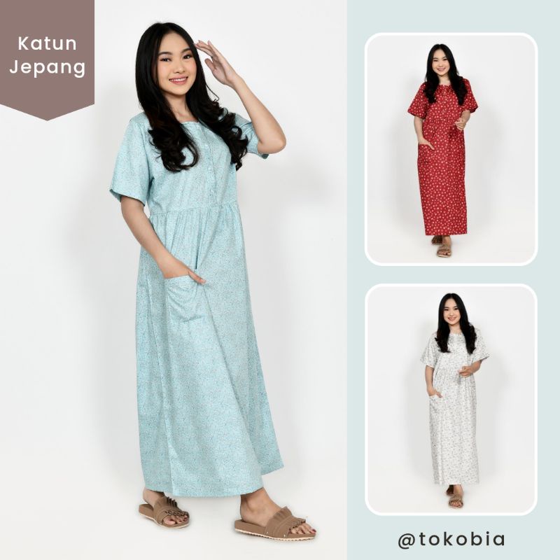 Tokobia homedress katun jepang original farista