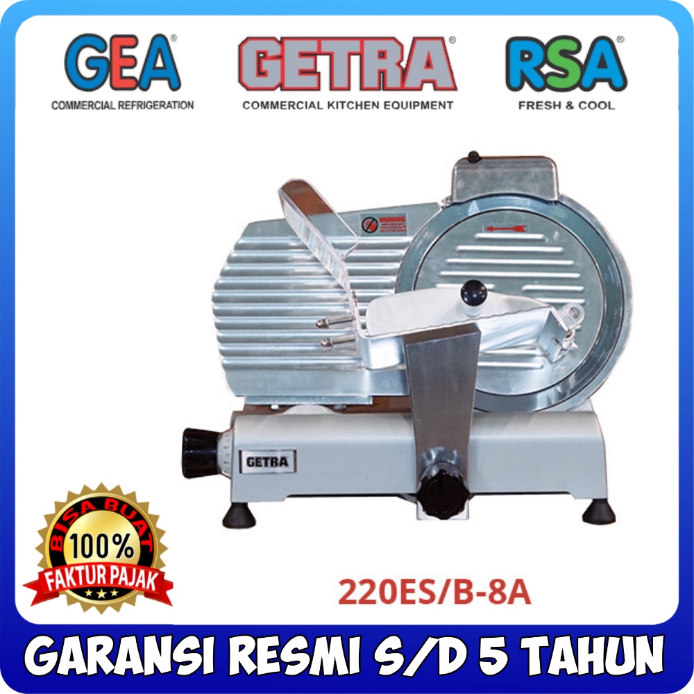 Jual MEAT SLICER GETRA 220ES/B8A MESIN PENGIRIS IRIS DAGING DIAMETER