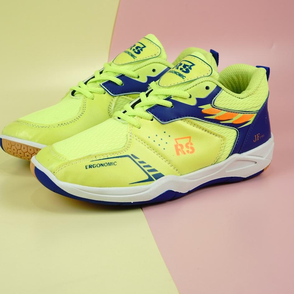 Promo Istimewa SEPATU BADMINTON RS ERGONOMIC Anti selip dan nyaman dikaki ketika olahraga bulutangki