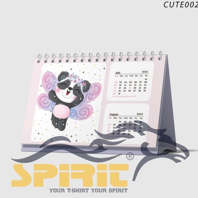 

Kalender meja duduk hiasan kantor rumah kalender aesthetic 2023 lucu