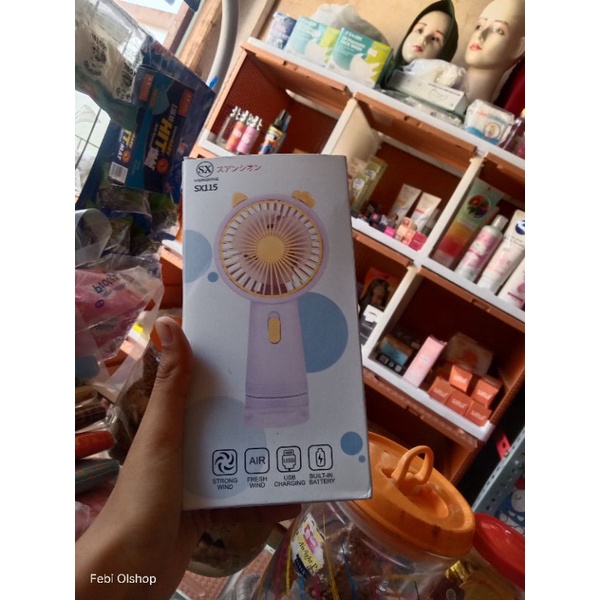 Kipas angin duduk mini