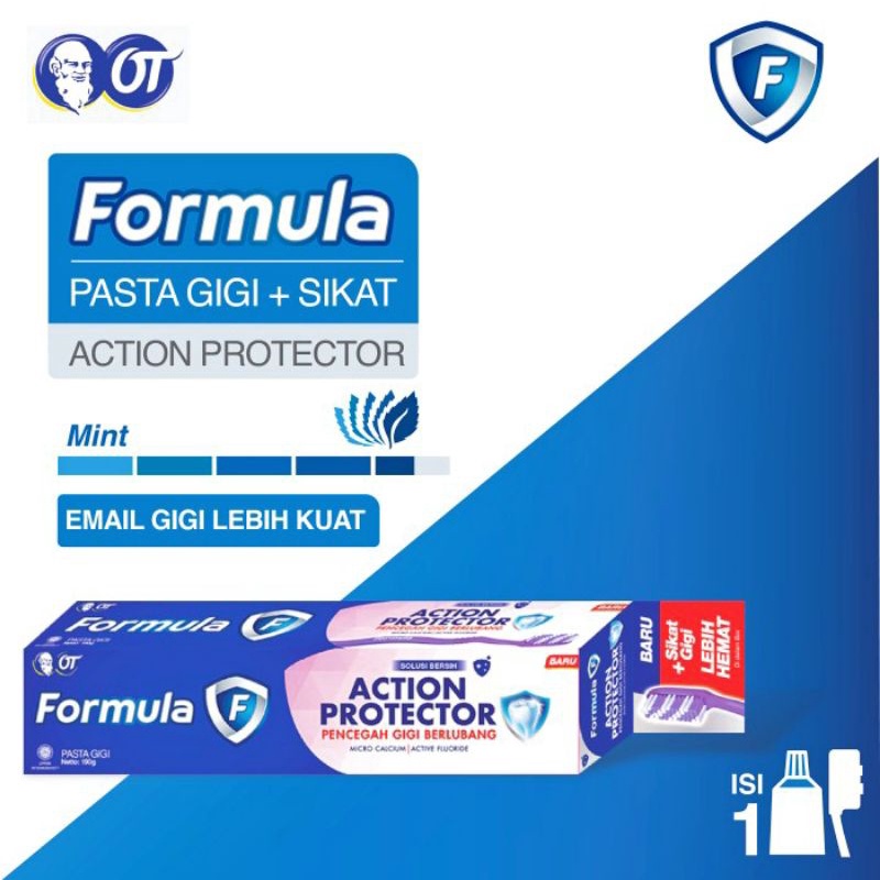 PASTA + SIKAT GIGI FORMULA ACTION PROTECTOR 190 GR