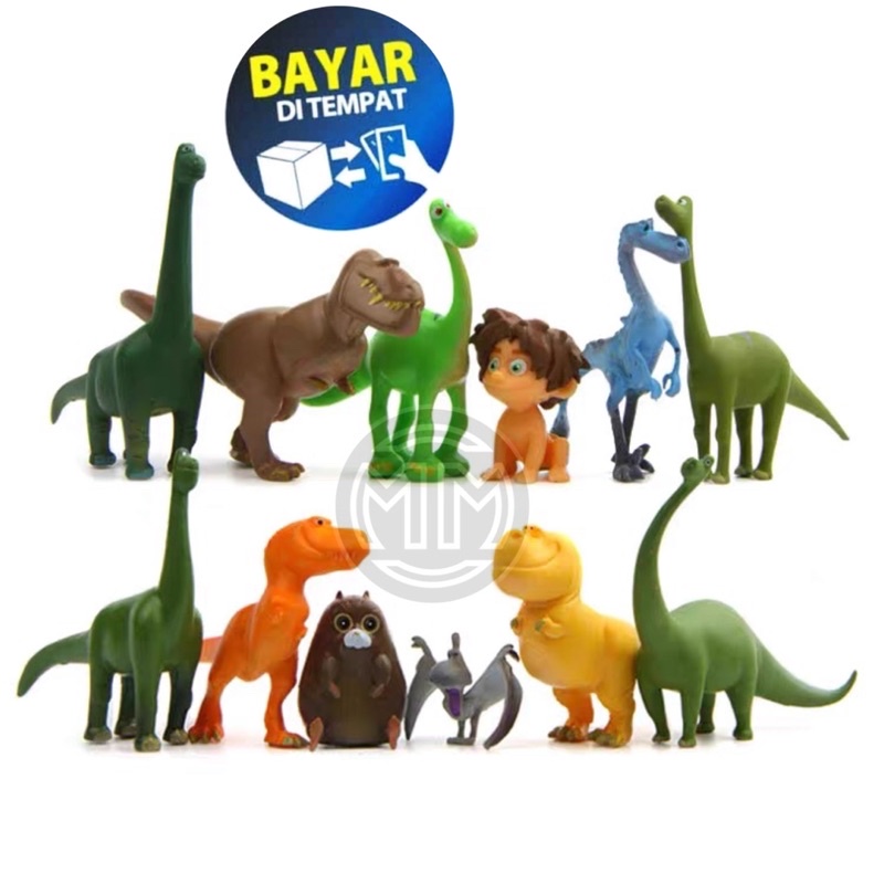 JC Mainan baby dinosaurus Animal Figure isi 12pc