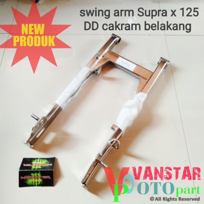 swing arm Supra x 125 new supra x 125 Batman DD cakram belakang