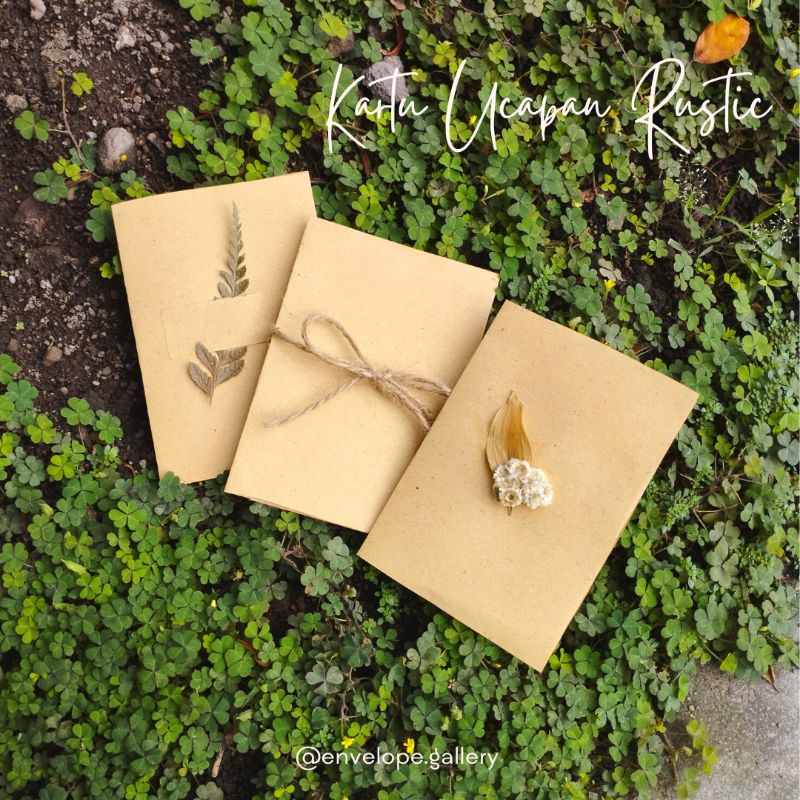 

Kartu Ucapan Rustic ~ Greeting Card Unik, Murah