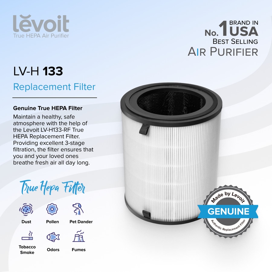 Levoit LV-H133 Tower True HEPA Replacement Filter Genuine USA Original