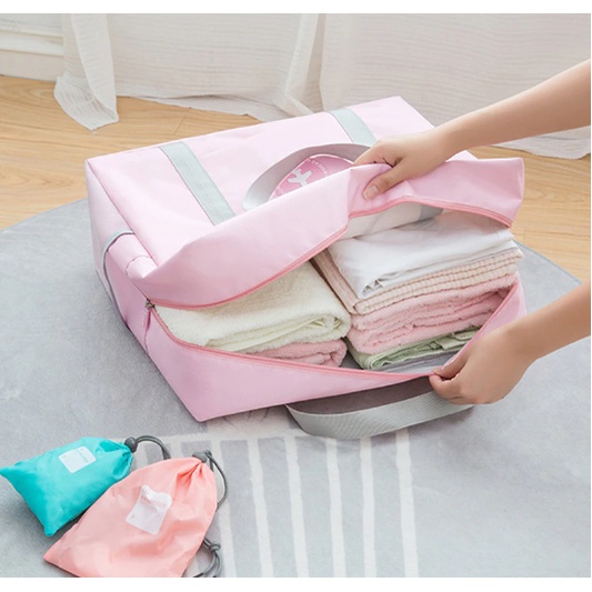 FTB006 Foldable Travel Bag / Tas Travel Lipat / Foldable Hand Carry Bag