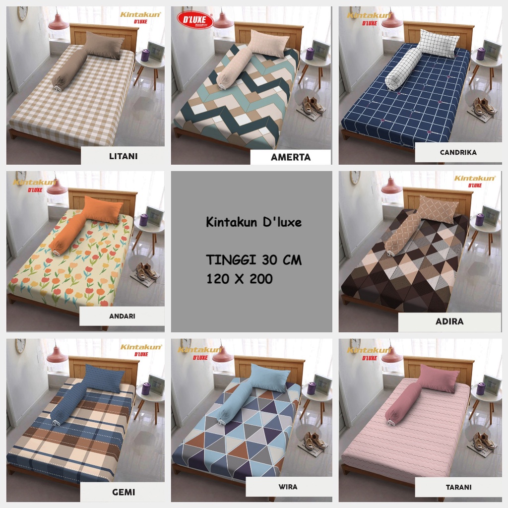 Sprei Tinggi 30 Kintakun D'luxe Uk. 120 x 200 Bagian 1