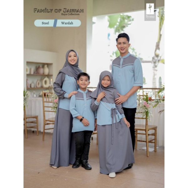 READY STOK FAMSET KELUARGA // Family of jannah ORI kyana // nararya