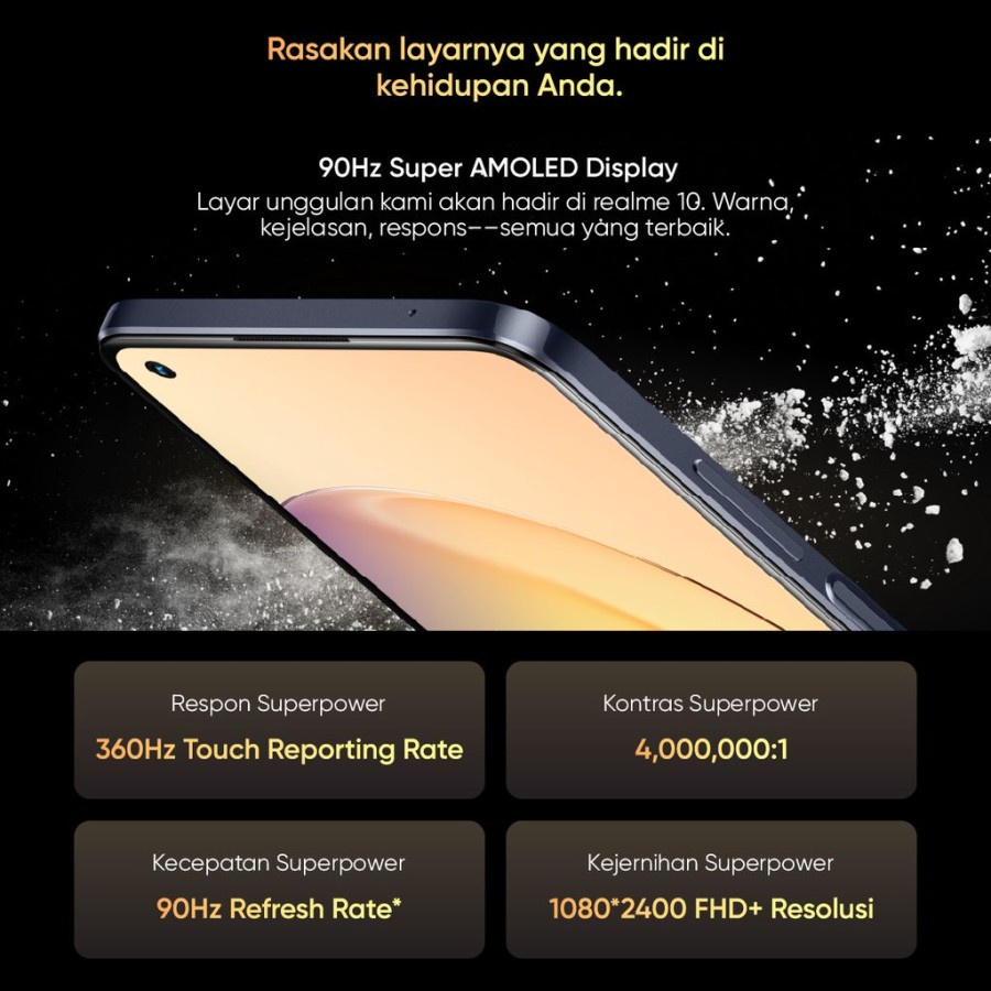 Realme 10 8/256 Ram 8GB Internal 256GB Garansi Resmi
