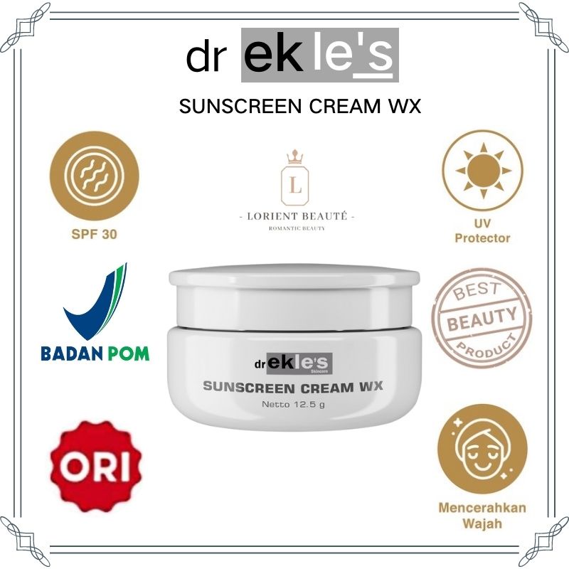 SUNSCREEN CREAM WX | dr EKLES SKINCARE | EKLES CLINIc