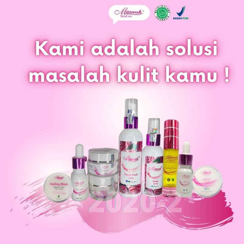 ECER MARWAH LENGKAP//SUNSCREEN MARWAH//NIGHT CREAM MARWAH