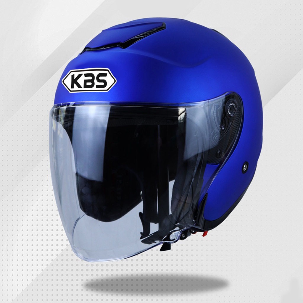 Helm KBS KYOTO Police Blue Dof / Half Face SNI PREMIUM Untuk Pria Dan Wanita Dewasa COD