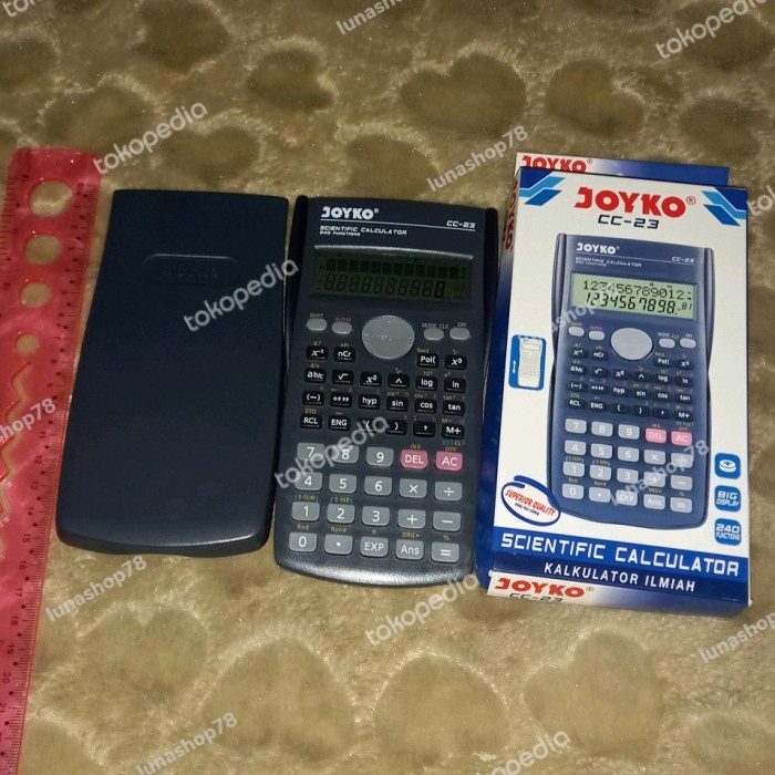 

TERPERCAYA Kalkulator ilmiah JOYKO CC - 23 scientific calculator