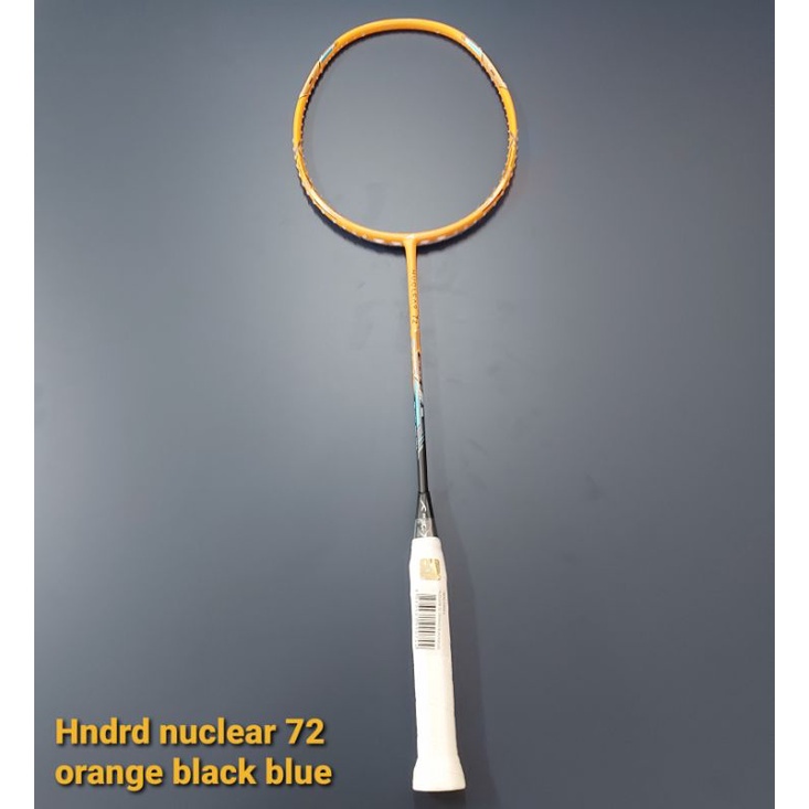 RAKET BADMINTON HNDRD NUCLEAR 72 ORANGE BLACK BLUE ORIGINAL