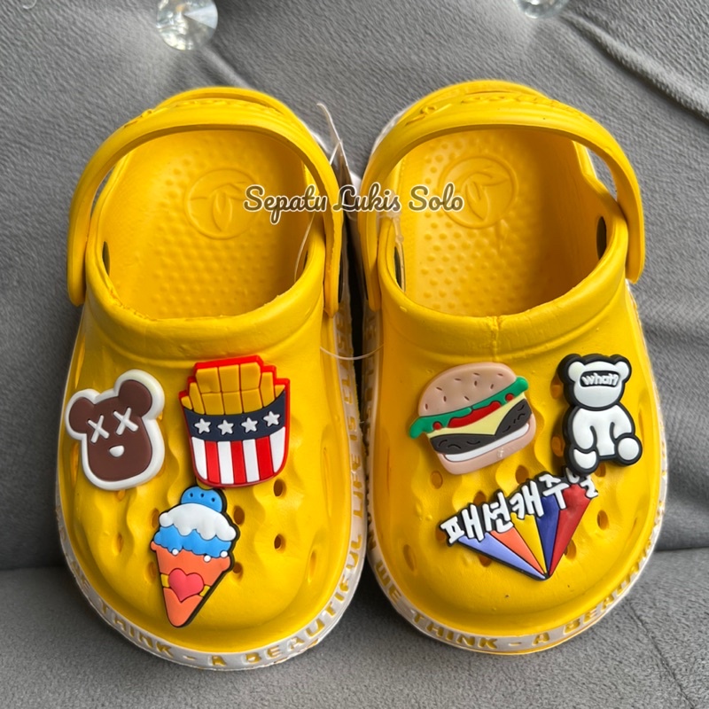 (Size 18-29) SANDAL BAIM ANAK MOTIF ICE CREAM