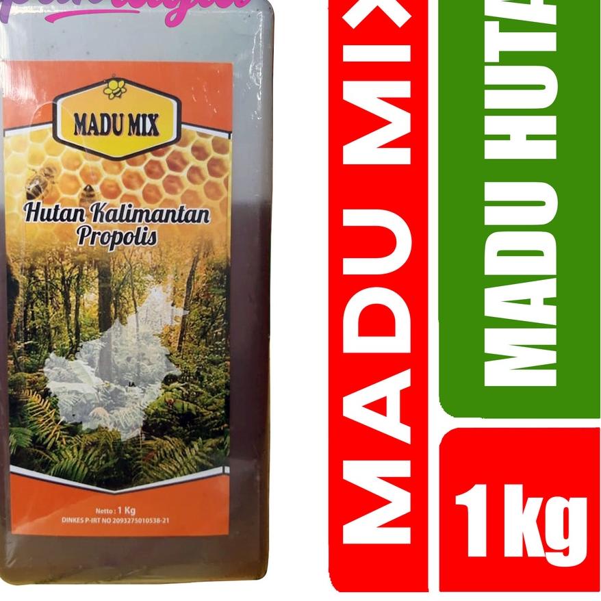 

TREN MASA KINI Madu Hutan kalimantan "MADU MIX" Plus PROPOLIS 1 kg rev..