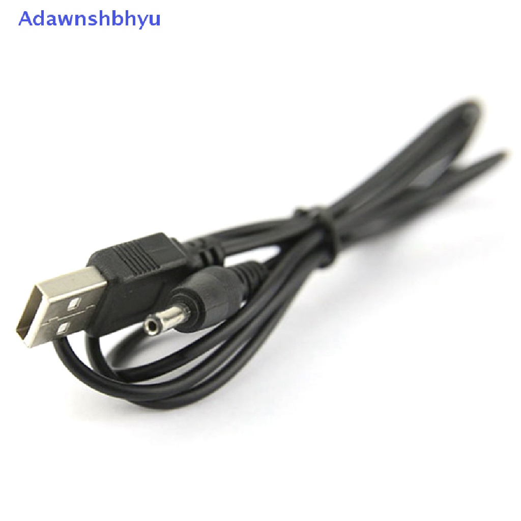 Adhyu USB Port to 2.5 3.5 4.0 5.5mm 5V DC Barrel Jack Kabel Listrik Cord Connector Black ID