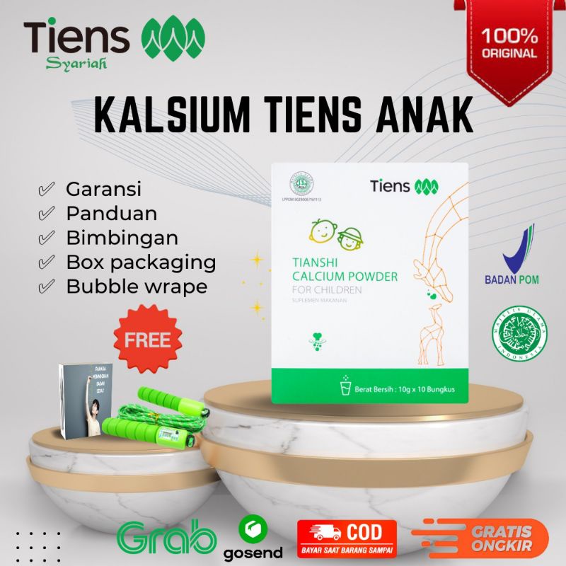 Tianshi Nutrient Calcium Powder For Children Susu Kalsium Tiens Anak /  Susu Tiens Peninggi