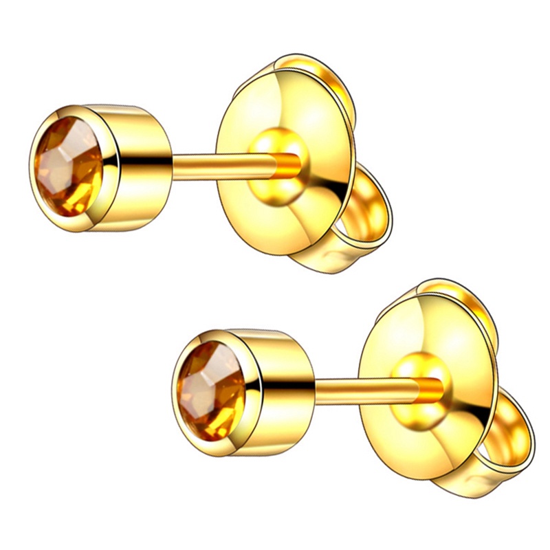 1pasang Wanita Gadis Berlian Imitasi Kristal Ear Stud Earrings Pesta Eelgant Earring Perhiasan Hadiah