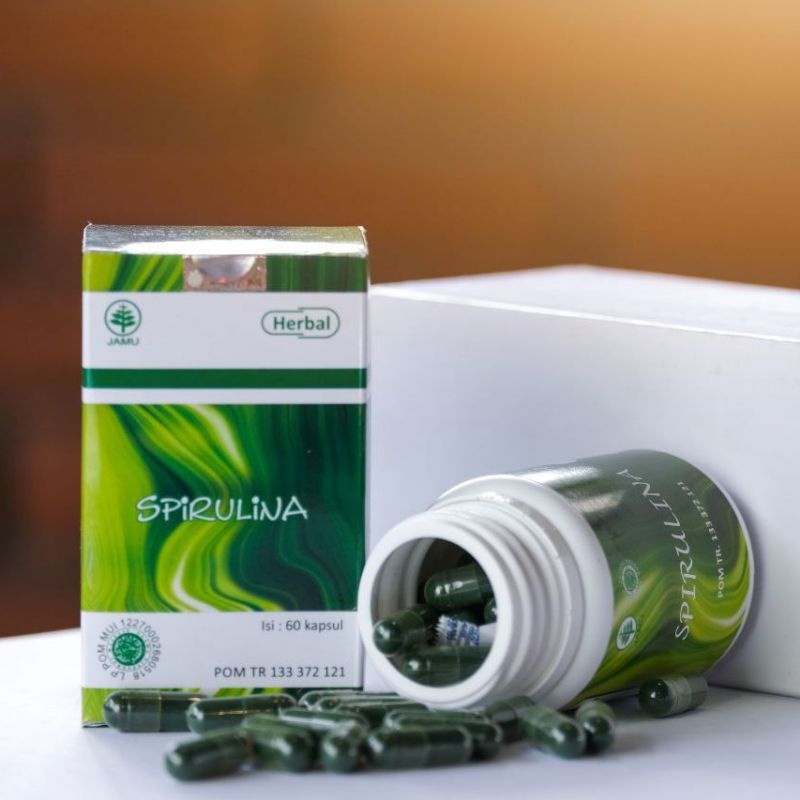 HIU Spirulina | Masker spirulina | Obat jerawat | flek hitam | Spirulina kapsul | Obat herbal