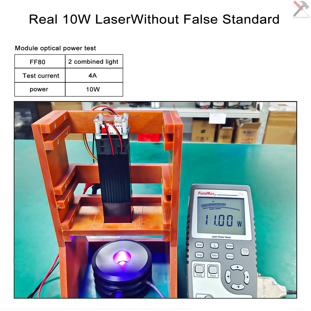 Laser Engraver FAC Spot 10W Compression Ultra-Tipis 0.08mm Fixed-focus Desktop DIY Mesin Pemotong Ukir Ukiran Full-Metal 37x37cm Ukiran Area Rakitan Cepat Pelindung Mata Maksimal10