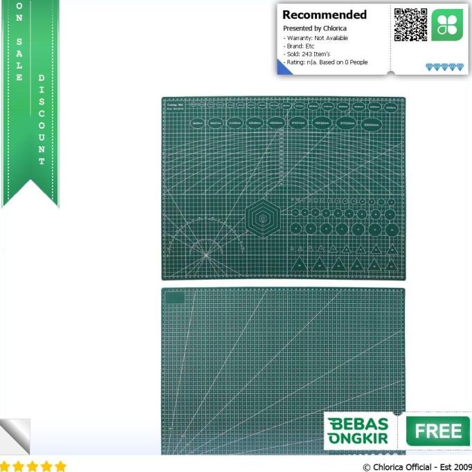 

Terlaris QJH Work Cutting Mat Pad A2 60 x 45 cm - QJ4 Termurah