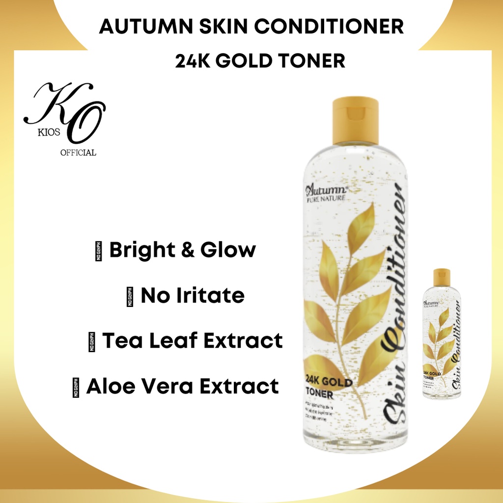 Autumn Toner Skin Conditioner 24K Gold 500ml