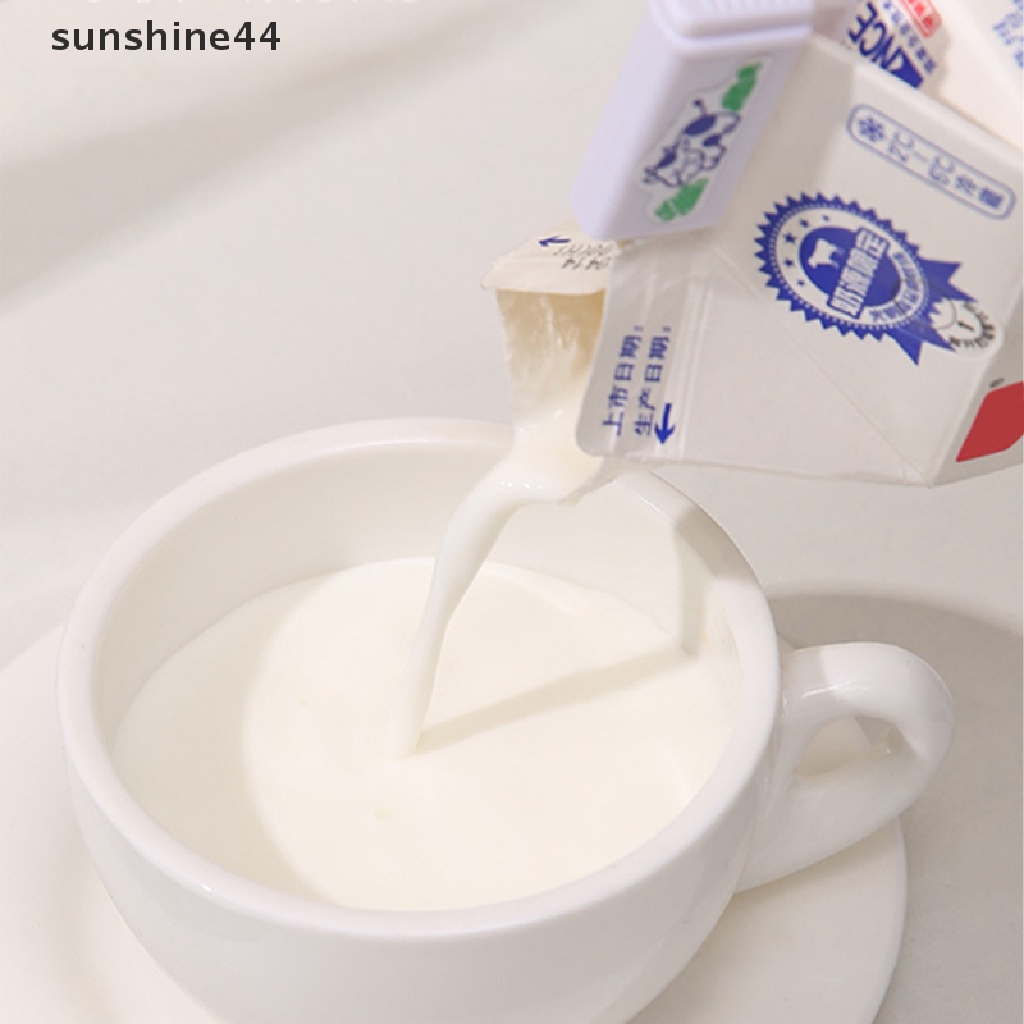 Sunshine 2PCS Klip Segel Karton Susu Plastik Japan Style Kemasan Minuman Sealed Clamp.