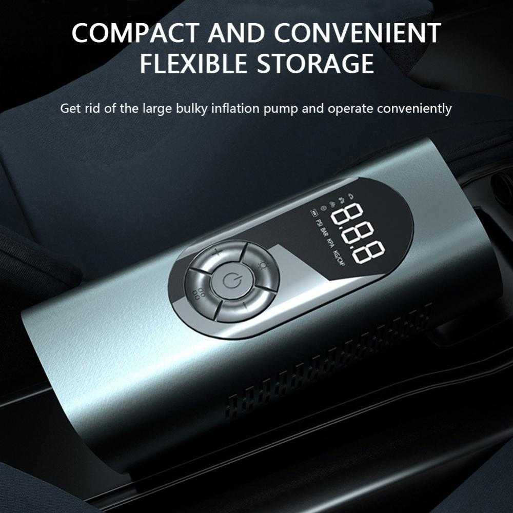 ZUIDID Pompa Ban Elektrik Wireless Tire Inflator with Display 4000mAh - ATJ-8266 ( Mughnii )