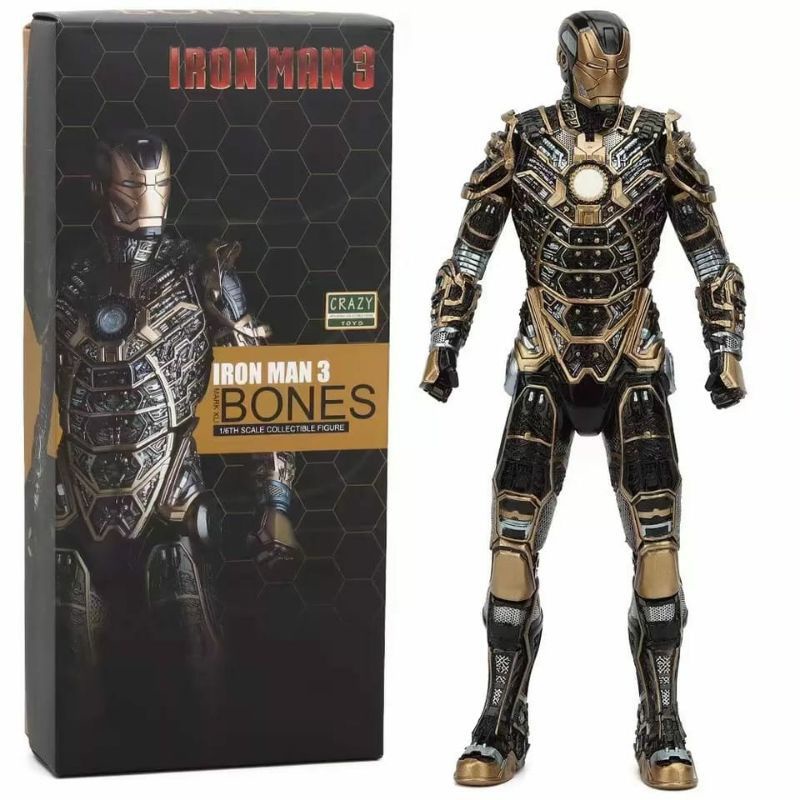 ACTION FIGURE CRAZY TOYS IRON MAN 3 BONES MARK 41